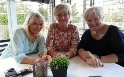 Mieke op bezoek bij RTV met haar zusjes